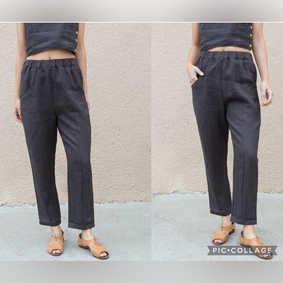 MATE the Label Pants - Mate The Label 100% Linen The Willow Pants Size S